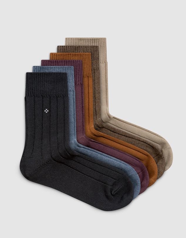 Sockdaily - Marjorie 6 Pack Quarter Socks