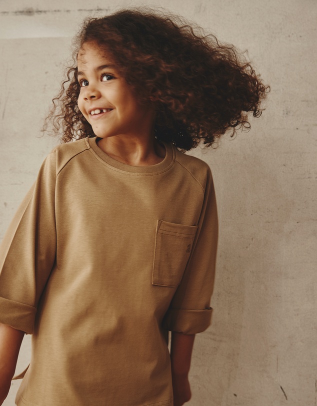 Alfred - Duncan Long Sleeve Top | Khaki