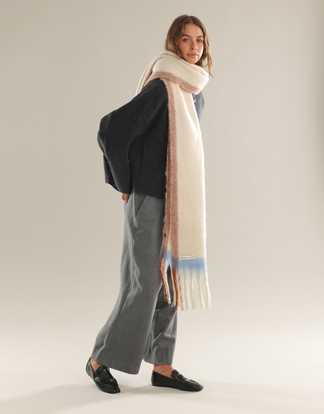 Morgan & Taylor - Mya Chunky Scarf in Cream