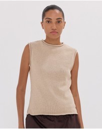 Cloth & Co. - The Rolled Edge Tank | Dune
