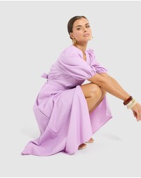 Pasduchas - Vera Button Midi Dress