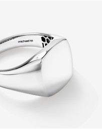 Michael Hill - Men's Signet Ring In Sterling Silver