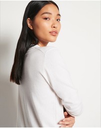 JH Lounge - JHL LS Luxe T (Luxe Cotton Cashmere) Snow