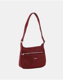 Pierre Cardin - Pierre Cardin Nylon Anti-Theft Cross Body Bag
