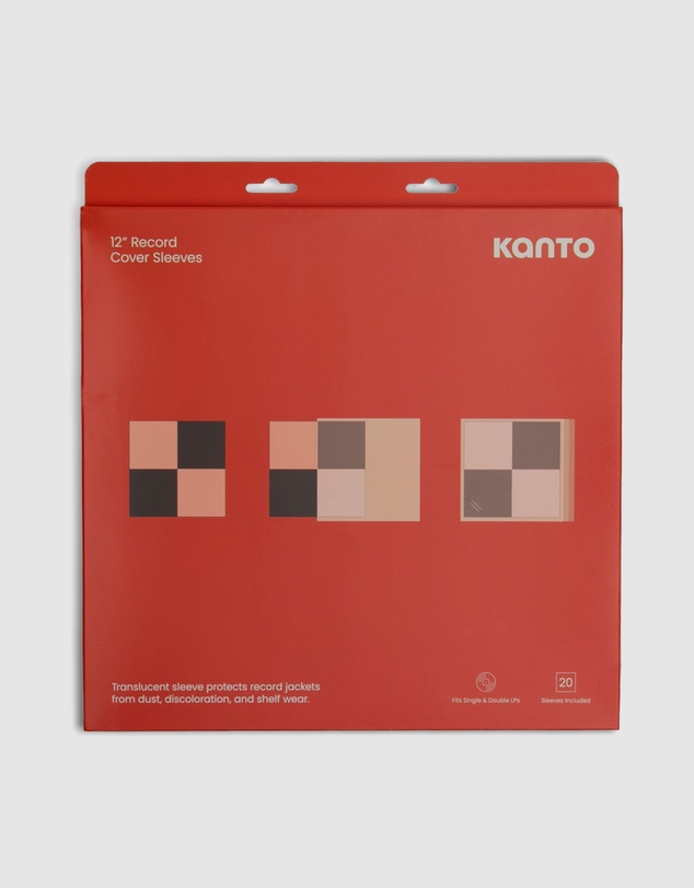 iWorld - Kanto TT-CS20 Translucent Outer Cover Sleeves for 12