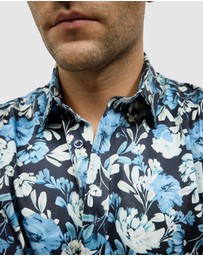 Politix - Painted Floral Short Sleeve Shirt