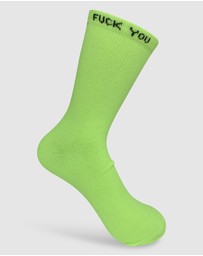 High Heel Jungle - Neon Statement Sock
