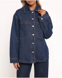Petal & Pup - Dede Denim Shacket - Denim