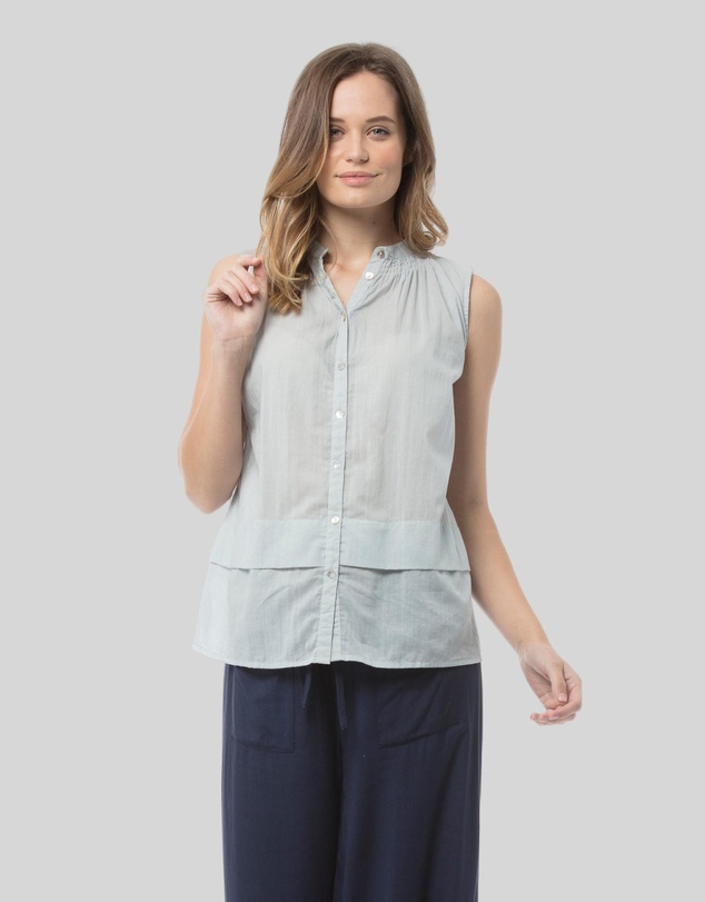 KAJA Clothing - Francesca Top - Blue