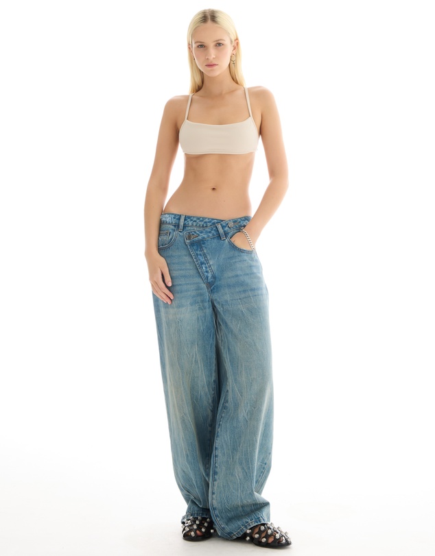 THE TALES - The Tales Cross Over Slouch Denim Jeans