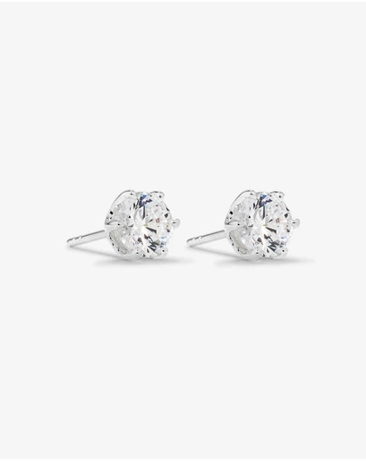 Michael Hill - Stud Earrings with Cubic Zirconia in Sterling Silver
