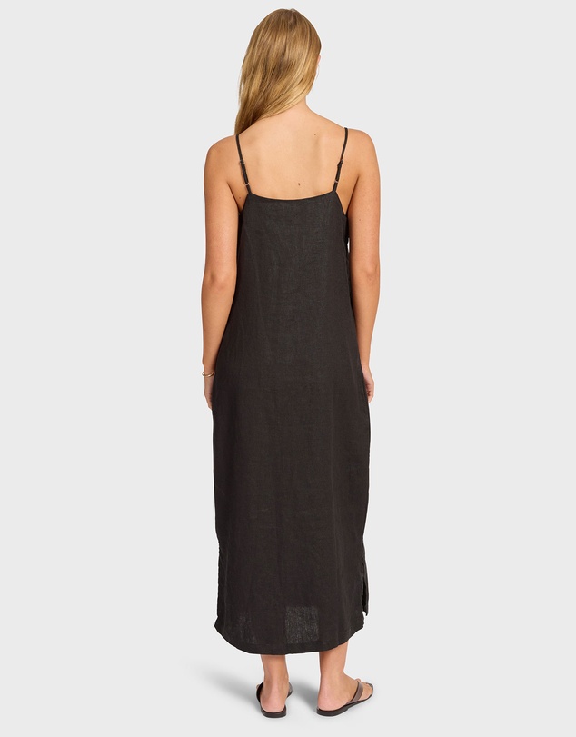 Academy Brand - Essential Linen Slip Dress