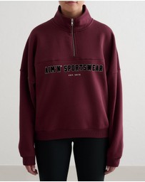 Aim'n - Varsity Half Zip Sweatshirt