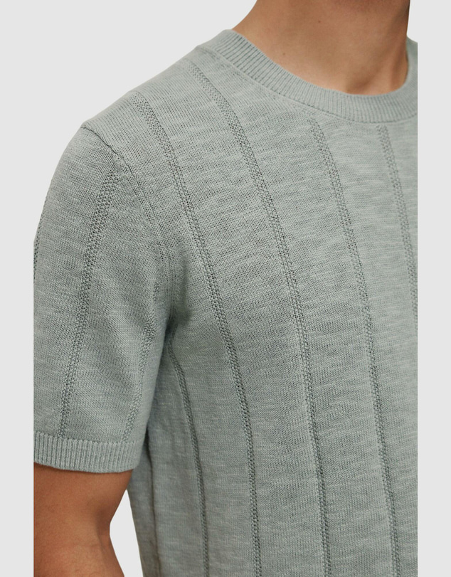 Trenery - Linen Cotton Slub Knit T-shirt