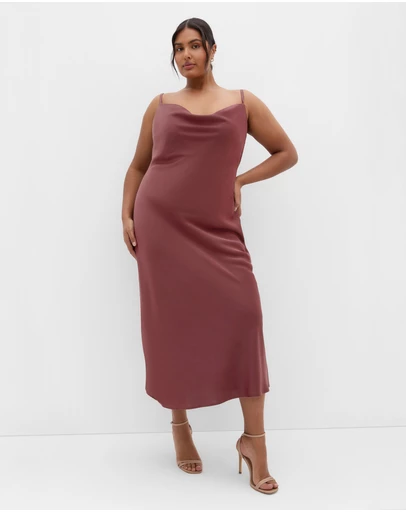 City Chic - Satin Slip Dress