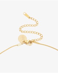 Lovisa - Waterproof Gold Plated Stainless Steel Pebble Pendant Necklace