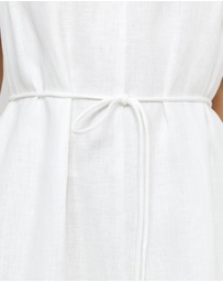 AERE - Loretta Linen Midi Dress