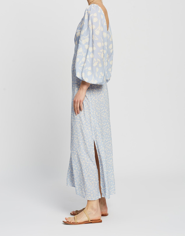 Peony - Spliced Midi Dress