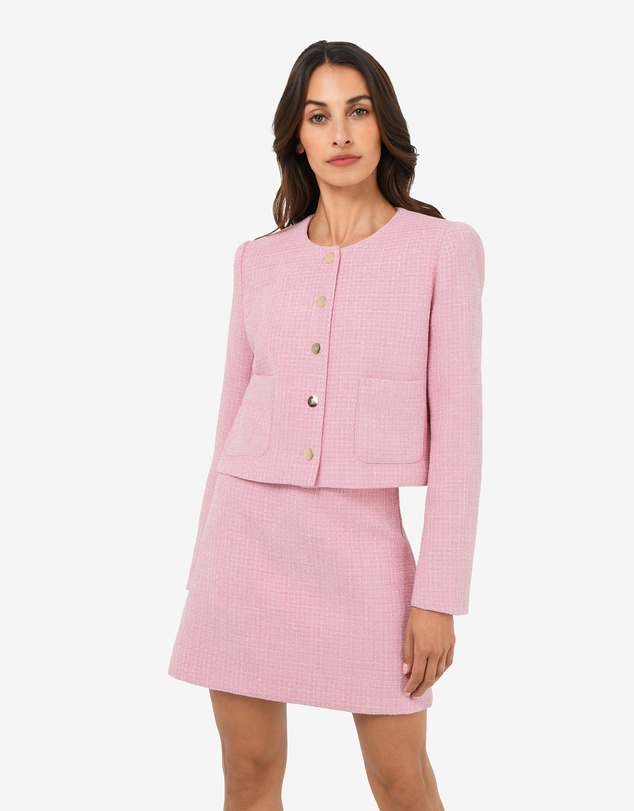 Forcast - Cynthia Crop Tweed Jacket