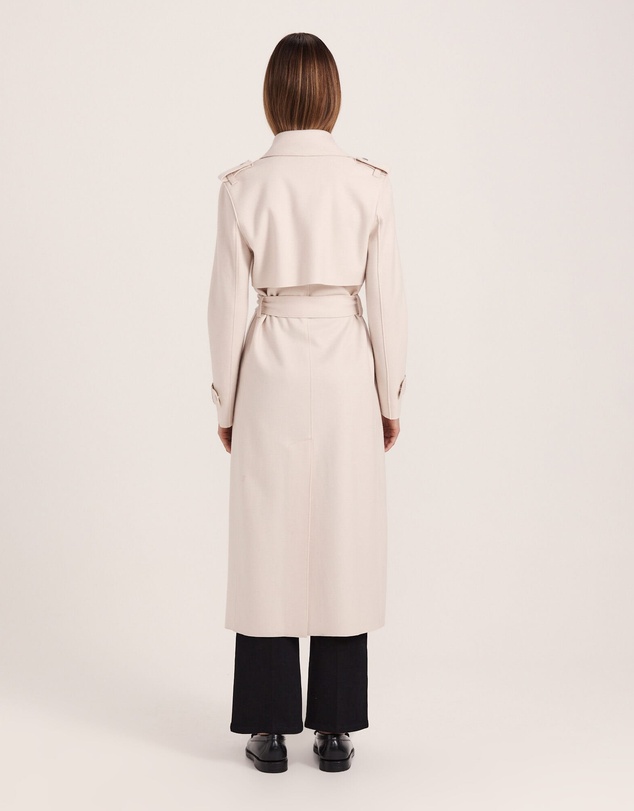 SABA - Karla Wool Longline Trench Coat