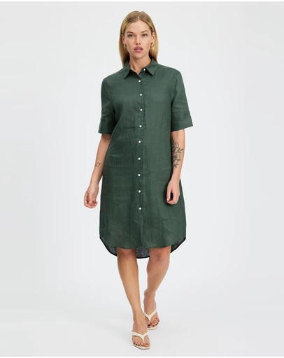 White By FTL - Hettie Shirt Dress