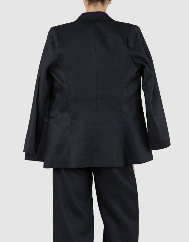 Amelius - Azure Linen Blazer