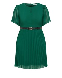 City Chic - Newberry Street Pleat Dress