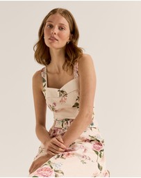 Review - Sunset Rose Midi Skirt