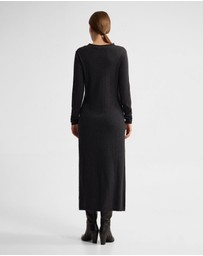 Oxford - Adelaide Knitted Dress With Brooch