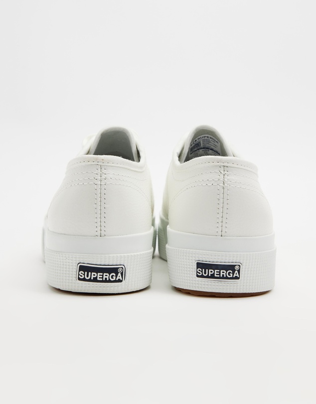 Superga - 2740 Platform Tumbled Leather Sneakers