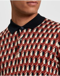 Ben Sherman - All Over Jacquard Polo