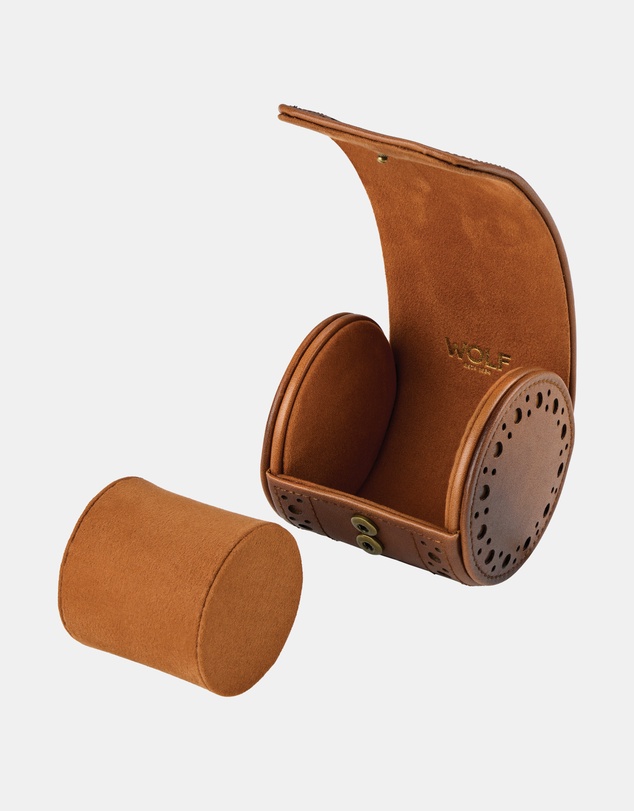 Wolf - WOLF Brogue Single Watch Roll