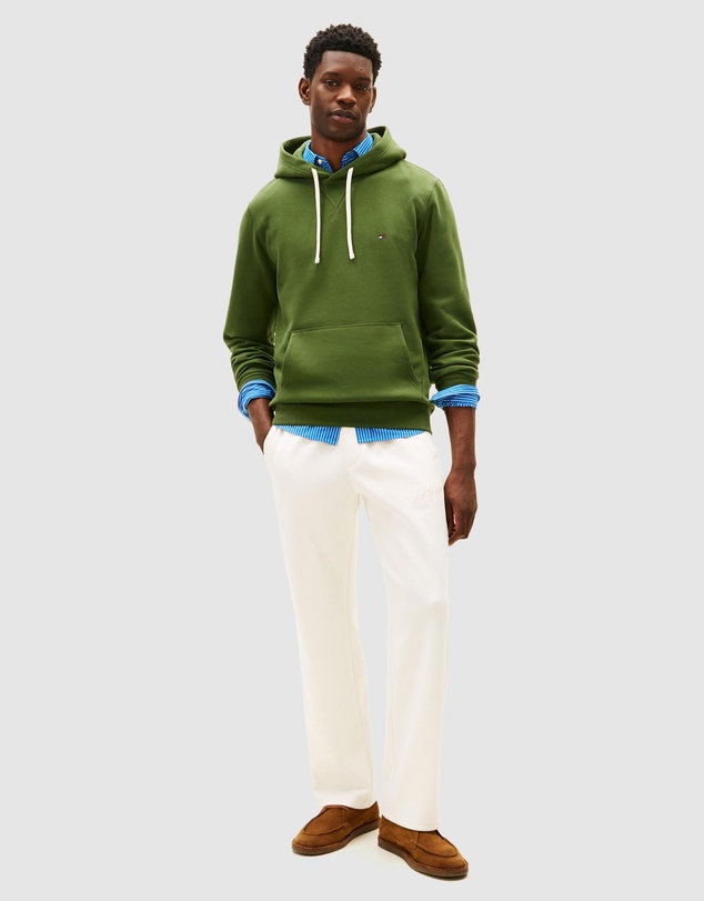 Tommy Hilfiger - Flag Embroidery Fleece Hoody