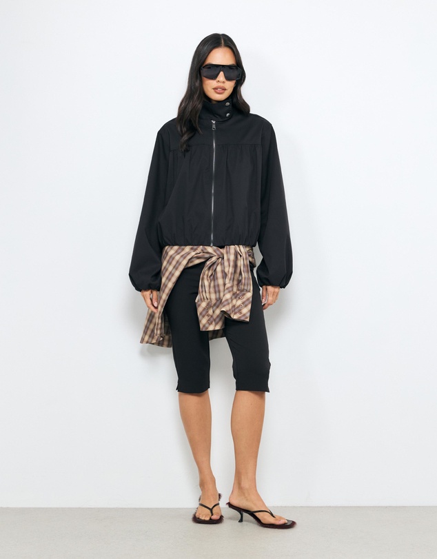 AERE - Isla Lightweight Funnel Neck Bomber