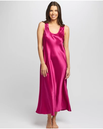 Love and Lustre - Mono Silk Long Nightdress