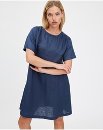 White By FTL - Zavi Linen Dress