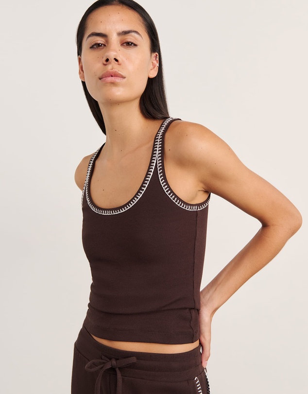 Jag - Celina Blanket Stitch Tank