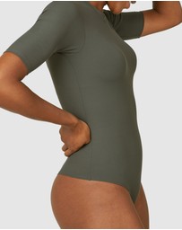 Spanx - Suit Yourself-Ribbed Crewneck Bodysuit