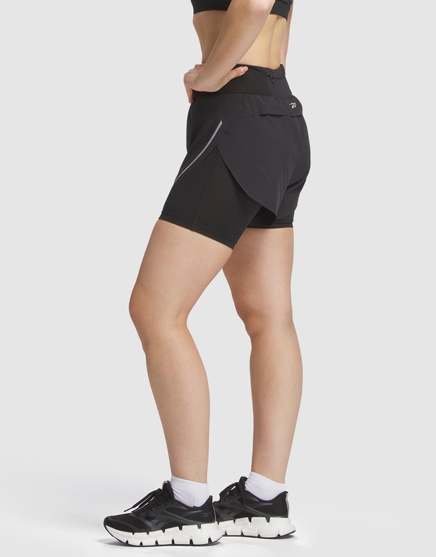 Reebok - Lux Metallic 2-In-1 Running Shorts