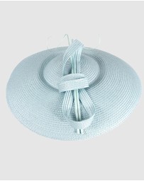 Max Alexander - Saucer Blue Racing Fascinator Hat