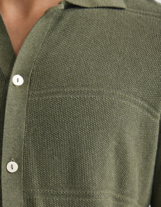 Oxford - Jack Knitted Button Up Shirt