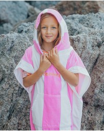 Crywolf - HOODED TOWEL Candy Stripe