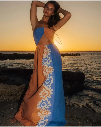 Billabong - Womens Trippin Drippin Maxi Dress