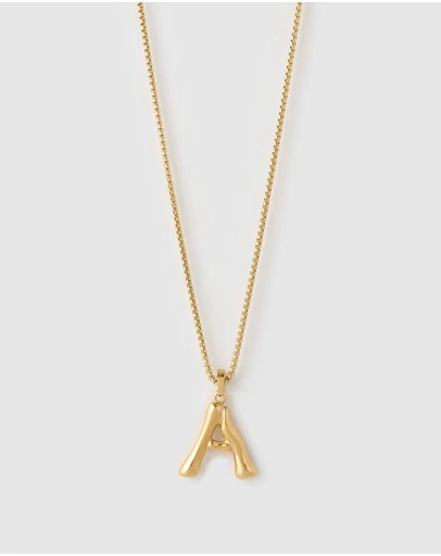 Arms Of Eve - Luxe Letter Necklace - Large