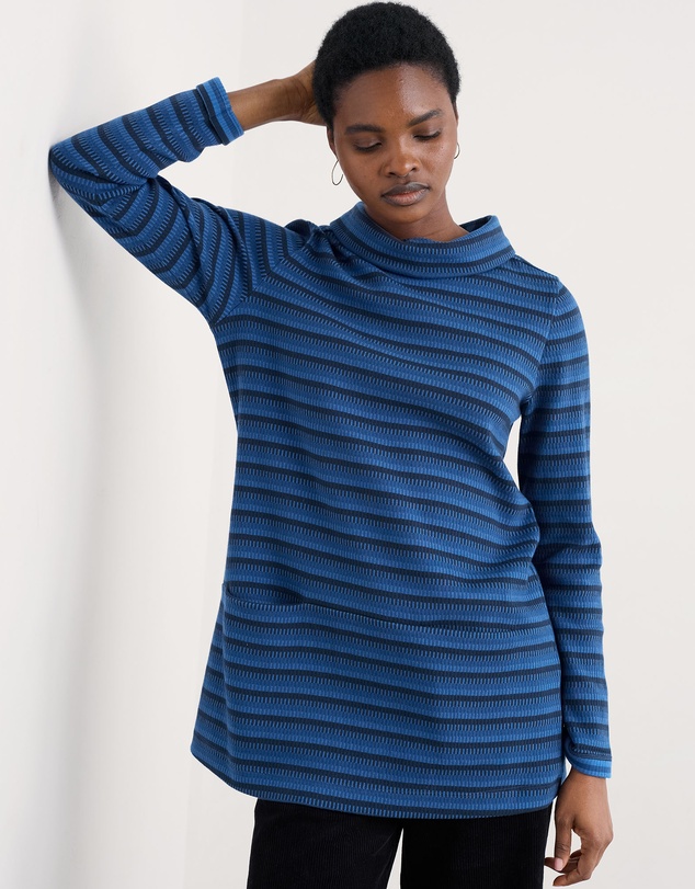 Seasalt - Seasalt Cornwall Blue Mawgan Porth Tunic