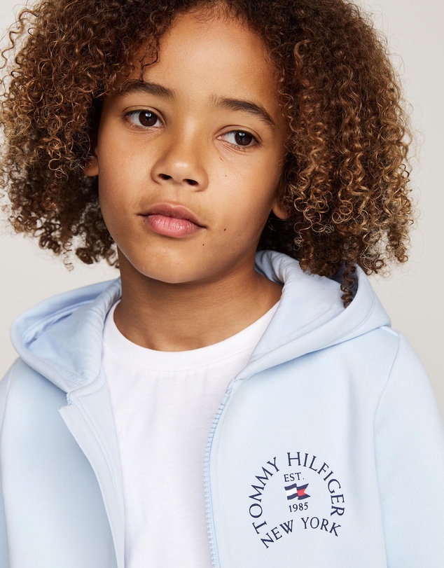Tommy Hilfiger - Nautical Arch Fleece Reg Zip-Up Hoodie - Kids