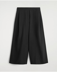 COS - Pleated Merino Wool Blend Culottes