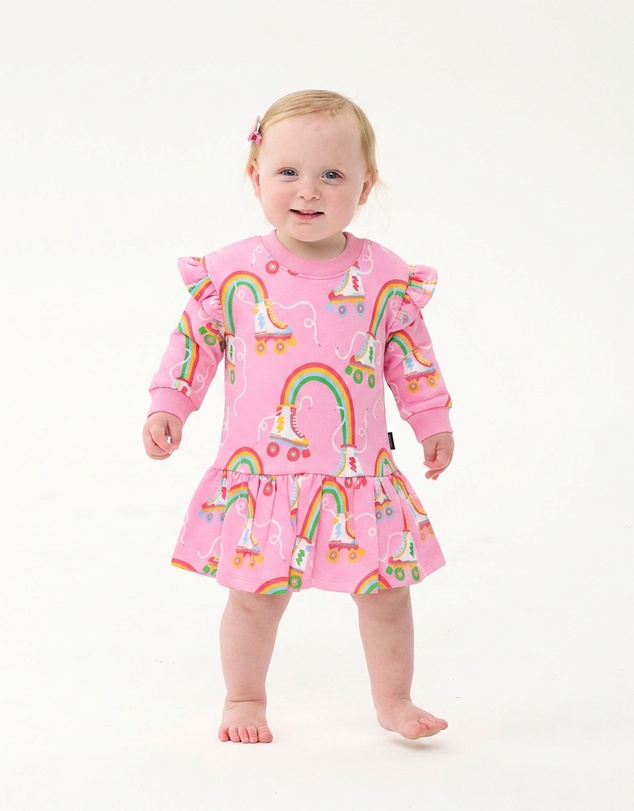 Rock Your Baby - Let The Good Times Roll Baby Jessica Frill Dress