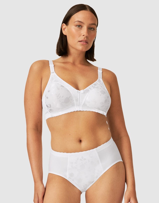 Naturana - Wide Strap Wireless Minimiser Bra