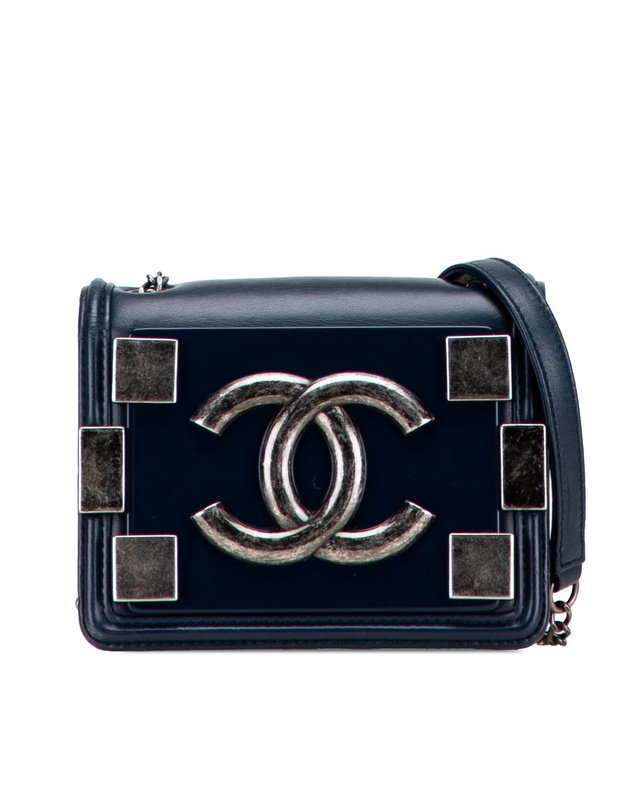 Pre-Loved by Azura Reborn - Pre-Loved Mini Acrylic and Calfskin Boy Brick Flap